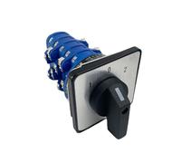 Rotary Cam Switch 16A 690V 3 Position 1-8 Poles Control Dual Power Changeover Interruptor LW39A-16 Series NWPNLXEA(4P)