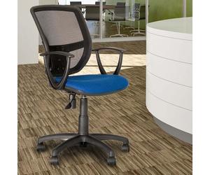 Rotary chaise bureau bureau chef chaise ergonomique gaz lift Nowy Styl bleu GTP