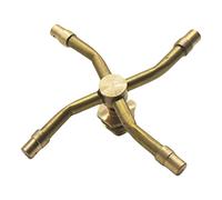 Rotary Faucet Sprayer - 4.33x3.15x2.09 inches 3/4" Arm Automatic Whirling Sprinkler for Plants | 360° Rotating Water Sprinkler Head for Lawn, Garden, Yard, Home Outdoor Irrigation