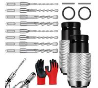 Rotary Hammer Adapter with Impact Drill Bits Set, 2026 Upgraded Electric Hammer to Drill Converter, Portable Electric Wrench Adapter, Multi-functional Rotary Hammers Adapters Set (2 Sets)