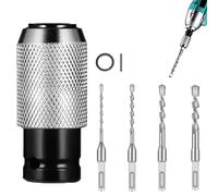 Rotary Hammer Adapter with Impact Drill Bits Set, 2026 Versatile Rotary Hammer Adapter Set, 4 Sizes, Perfect Precision (1Set)