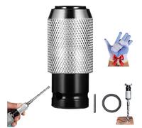 Rotary Hammer Adapter with Impact Drill Bits Set, Air Hammer Socket Adapter Forged From Chrome Vanadium Steel, Converting Impact Wrenches Into Electric Hammers (1set)