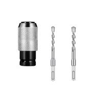Rotary Hammer Adapter with Impact Drill Bits Set for Concrete, Wood, Heavy-Duty Electric Hammer to Drill Converter for Home Improvement & Professional DIY (Adapter+10+12mm)