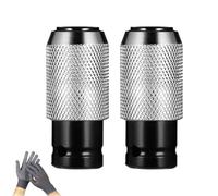 Rotary Hammer Adapter with Impact Drill Bits Set, Multi-Functional Electric Hammer to Drill Converter, Conversion Adapter and Drills Set for Impact Wrench (2Pcs Adapter)