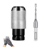 Rotary Hammer Adapter with Impact Drill Bits Set, Multi-Functional Electric Hammer to Drill Converter, Conversion Adapter and Drills Set for Impact Wrench (1pcs Adapter+6 * 150mm)