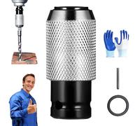 Rotary Hammer Adapter with Impact Drill Bits Set, Multifunctional Electric Hammer to Drill Converter with Adapter&4 Size Hammers Bits, Electric Extension Tool Kit for Hammer Adapted Tool (1pc)