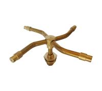Rotary Sprayer, Automatic Whirling Sprinkler, 4.33x3.15x2.09 Inches Adjustable 360 Degree Rotation Water Spraying for Head Lawn Yard Patio Home and Garden Irrigation Coverage