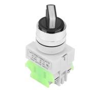 Rotary Switch Knob Button 2NO 22mm 4 Screws Terminals 2 Way Small Size 2 Position 3 Position Lay7 Lay37 Y090 NWPNLXEA(2 Position)