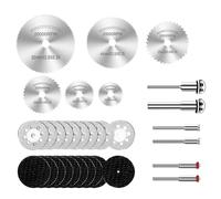 Rotary Tool Cutting Disc Set Resin Diamond Circular Blades for Wood,Metal,Glass,Plastic,Stone,Multipurpose Accessories