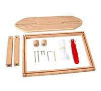 Rotatable Wood Embroidery Stand - Adjustable Lap Frame for Cross Stítch