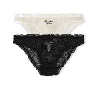 Rotate Birger Christensen - 2 Pack Lace Brief - Femme - Sous-vêtements - Multicolore - Taille: 38 FR