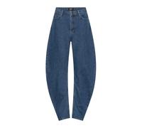 Rotate Birger Christensen - Jean Coupe Tonneau Drapé - Femme - Jeans - Bleu - Taille: W26