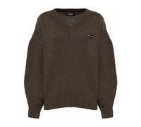 Rotate Birger Christensen - Pull V col en V en maille - Femme - Pulls - Brun - Taille: 38 FR