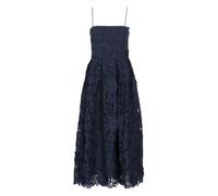 Rotate Birger Christensen - Robe Midi en Dentelle Florale - Femme - Robes - Bleu - Taille: 38 FR