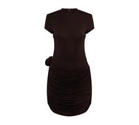 Rotate Birger Christensen - Ruched Dress - Femme - Robes - Brun - Taille: 40 FR