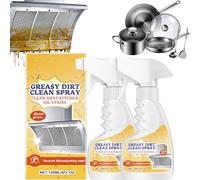 Rotateepic Cleaner, Rotateepic Multifunctional Powerful Kitchen Foam Cleaner, Kitchen Heavy Duty Cleaners Spray, All-Purpose Oil Stain Cleaners, For Range Hood, Oven, Pots (2)