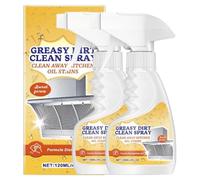 Rotateepic Foam Cleaner, 120ML Rotateepic All Purpose Cleaner, Multifunctional Powerful Kitchen Foam Cleaners, All-Purpose Oil Stain Cleaning Spray, Puissant Nettoyant En Mousse Anti-Taches (2)