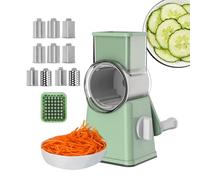 Rotateur à morceaux de légumes, râpe à fromage, machine de râpe de cuisine rotative avec poignée | Trancheuse de légumes manuelle, hachoir multifonction pour cuisine