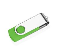 Rotatif 8 Go USB Flash Drive Memory Stick USB 2.0 Pen Drive Pliable Metal Flash Drive USB Green New Released and PopularProfessionnel et à la Mode