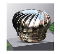 rotatif Chapeau de cheminée,acier inoxydable rotatif ventilation Chapeau de cheminée,acier rotatif Chapeau de cheminée extracteur rotatif Anti-refoulement turbine ventilateur,toit ventilateur,300mm
