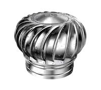 Rotatif Toit Extracteur de Fumées en Acier Inoxydable Chapeau de Cheminée Anti Pluie pour Cheminées Barbecues et Poêles 75-400mm(300mm/11.81in)