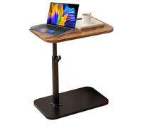 Rotating C Table, Small Spaces, Modern Small End Table, Adjustable Top Portable Couch Side, Multifunctional Bedside, Laptop Desk for Living Room, Bedroom, Study, and Office 40x30cm