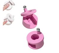 Rotating Cat's Eye Magnet,360°Rotating Cat's Eye Magnets Tool,Portable Nail magnet for Professional and Home Manicure,Excellent Light Absorption (Pink)