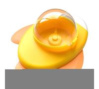 Rotating Feeding Toy, Slow Dispense Puzzle, Aircraft Design Feeder, Food Dispensing Mechanism, Safe Material, Perfect for Interactive Mealtime and Daily Pet Stimulation Indoors, 6.3x5.31x3.94 inches