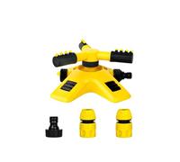 Rotating Garden Sprinkler Adjustable 2 Spray Modes Easy to Install Irrigation System Outdoor Garden Patio Courtyard Water Sprayer Gardening Watering System (B)