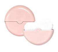 Rotating Makeup Brush - 180 Degree Cosmetic Tool, Travel Foundation Brush with Soft Blend Head, Professional Cheek Makeup Brushes for Daily Use, Home Holiday Kit, beginner beauty use