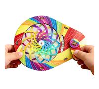 Rotating Optics Toy - Mechanical Construction Kit | Interlocking Wooden Building Model with 12.5x9cm Size, 65g Lightweight Design for Boys Girls Teen Family Friends Educational Puzzle Play