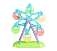 Rotating Perch Foraging - Foraging Wheel Toy Set, Rotating Perch Interactive Feeder Toys, Bird Ferris Wheel Toy, Random Color Bird Feeder for Cockatiels, Parakeets & Small Birds