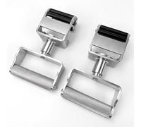 Rotating Pull Up Handles, Stainless Steel Exercise Grips for Chin Up Bar, 200kg Load Capacity, 360° Angle Adjustable, for LAT Pulldown Attachments/Seated Rows, Strength Training Workout