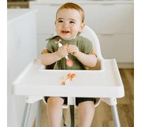 Rotating Spoon - 360 Spill Proof Color Changing Feeding Training Spoon | Safe Weaning Utensil For Kids Self-Feeding, Heat Resistant 0-100