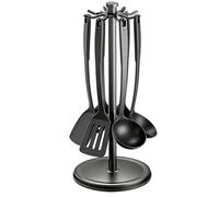 Rotating Utensil Holder | 8 Hooks Spoon Organizer | Cooking Cutlery Rack | 360-degree Rotation Counter Kitchen Spatula Holder For Cookware Stirring Rod Home Restaurant Farmhouse Desk Drawer Cabinet