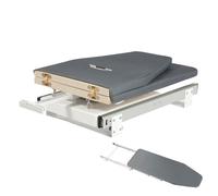 Rotation à 180° - Planche à repasser extensible - Pliable - Silencieuse - 20 dB - Pour centrale vapeur - Planche à repasser - Housse en coton amovible - Charge maximale : 45 kg - Pour montage dans une