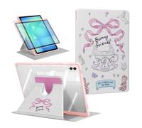 Rotation À 360 Degrés Pour Samsung Galaxy Tab A9 Plus A8 10.5,Tasse À Thé Lapin Galaxy Tab S10 S9 Fe 10.9 S7 S8 11 Plus 12.4 13.1 S6 Lite.Teacup Bunny.S10 Fe Plus 13.1 In