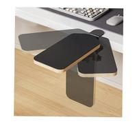 Rotation du Bras Rotatif - Plate-Forme de Bureau Pliable, Coussin de coude en Bois | Studio de Frappe de Jeu de Support de Bracelet réglable, Accessoire d'extension d'ordinateur Ergonomique