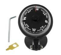 Rotation lisse Outil de direction pour voiture Tableau de bord Boussole Balle Autocollant Auto Boussole Boule SUV Marine RV Camion Auto Boussole Autocollant pour Voiture Compas Numérique