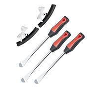 ROTATION Lot de 5 démonte-pneus, démonte-pneus, démonte-pneus, outil de démontage, 3 pièces de 290 mm, 2 pièces de protection de jante