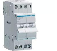 Hager Commutateur rotatif SFT240 1-0-2-2, 2 pôles, 40 A, 2 modules