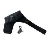 Rotator Cuff Épaulière Chauffante USB Masseur d'épaule réglable Thérapie par la chaleur Support d'épaule électrique 3 réglages de chaleur Attelle d'épaule confortable pour la récupération musculaire