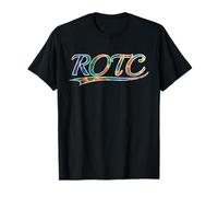 ROTC Officer Training Military Student Tie Dye Vintage T-Shirt