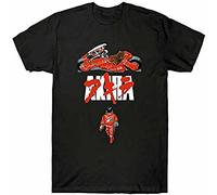 Rote 1980s Japanimation Anime Film Akira Gift T Shirt for Men Fun L
