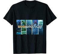 Rote Subnautica Shirt Indie T-shirt à manches courtes, Noir , S