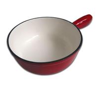 Rotel 1010150 Caquelon à fondue en fonte, tous feux dont induction, contenance 2 litres, Rouge, Diamètre de 21,5 cm