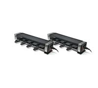 Lot de 2 machines à raclette connectables par câbles pour 8 personnes au total Rotel