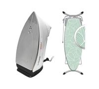 Rotel Professional Extra stainless steel Fer à vapeur original avec semelle en acier inoxydable de qualité supérieure avec housse de planche à repasse