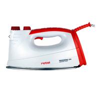 Rotel Professionnel Extra Semelle en Acier Inoxydable Fer à Vapeur 800 W Rouge