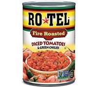 Rotel - Tomates grillées en dés et piments verts - 283,5 g